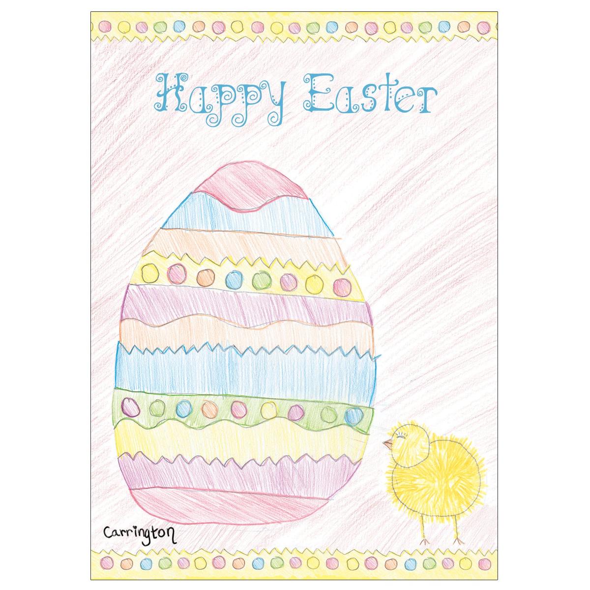 Colorful Easter Card and Tags