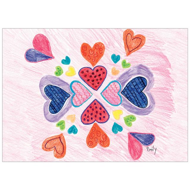 Heart Quilt (POD) - Children's Art Project