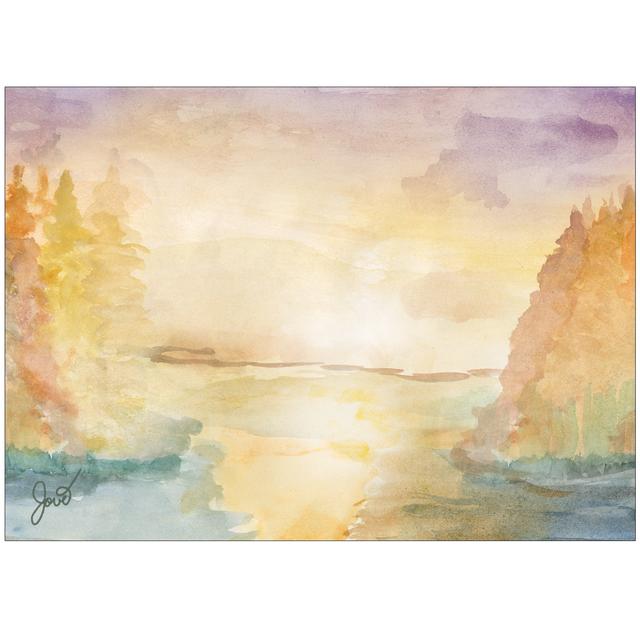 Sunrise at the Lake (POD) - Children's Art Project