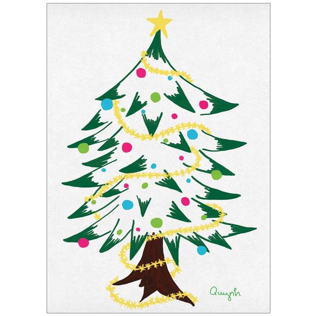 Bright Christmas 10 card pack - Children's Art Project