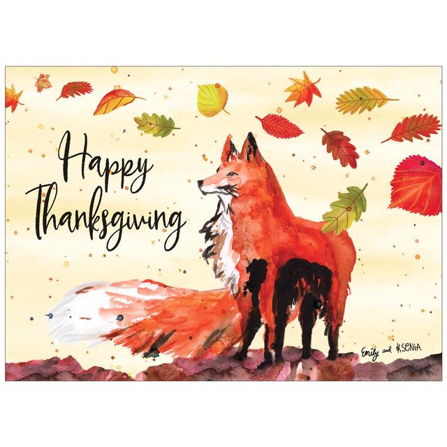 Thanksgiving Fox - Children's Art Project