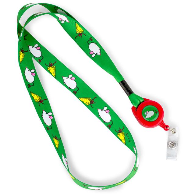 Christmas Mouse Lanyard - Children's Art Project